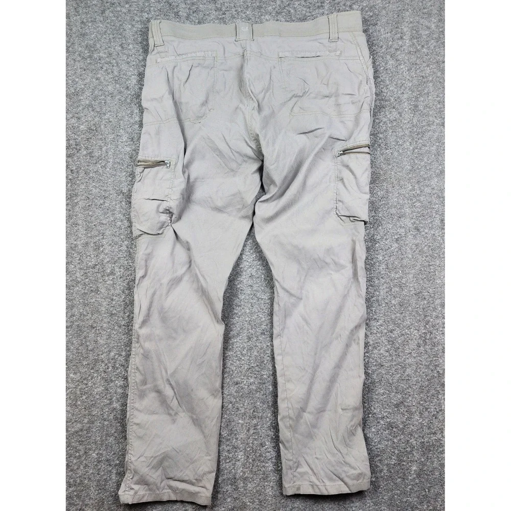 Wrangler ATG Cargo Pants Mens 40x30 Gray All Terrain Gear Outdoor Hiking Utility